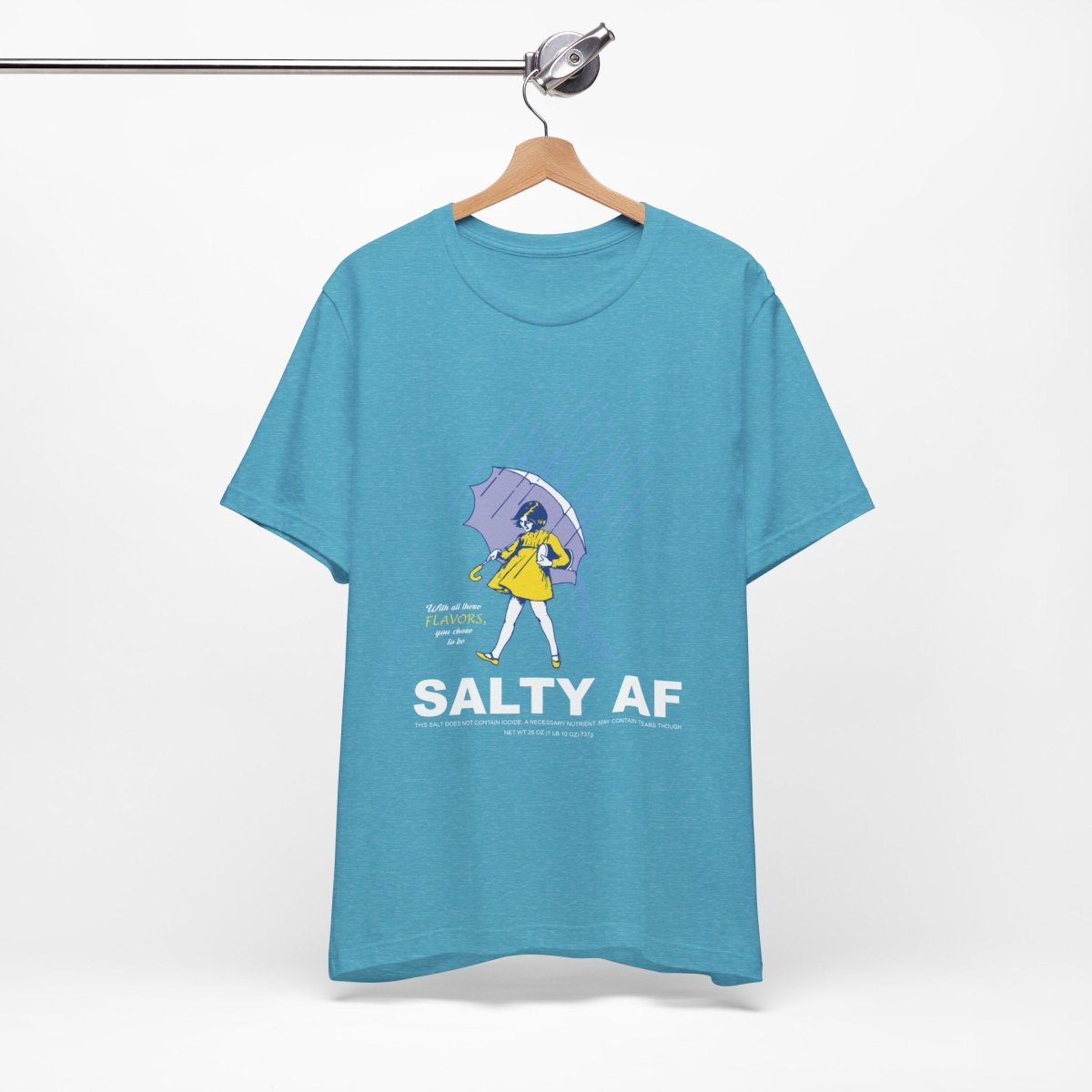 Salty AF T-Shirt | Morton Salt Girl Vintage Graphic | Sarcastic Attitude Graphic Tee | Anything AF - Anything AF