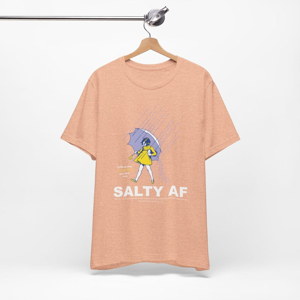 Salty AF T-Shirt | Morton Salt Girl Vintage Graphic | Sarcastic Attitude Graphic Tee | Anything AF - Anything AF