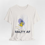 Salty AF T-Shirt | Morton Salt Girl Vintage Graphic | Sarcastic Attitude Graphic Tee | Anything AF - Anything AF