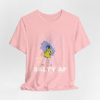 Salty AF T-Shirt | Morton Salt Girl Vintage Graphic | Sarcastic Attitude Graphic Tee | Anything AF - Anything AF