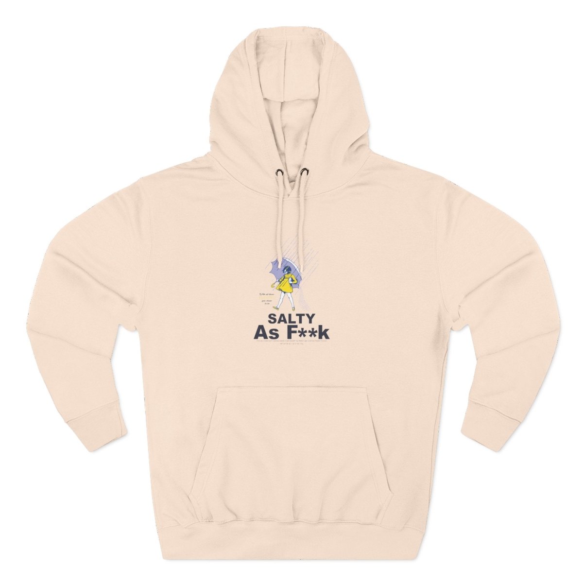 Salty As F**k Hoodie | Morton Salt Girl Umbrella Graphic | Slightly Salty | Anything AF - Anything AF
