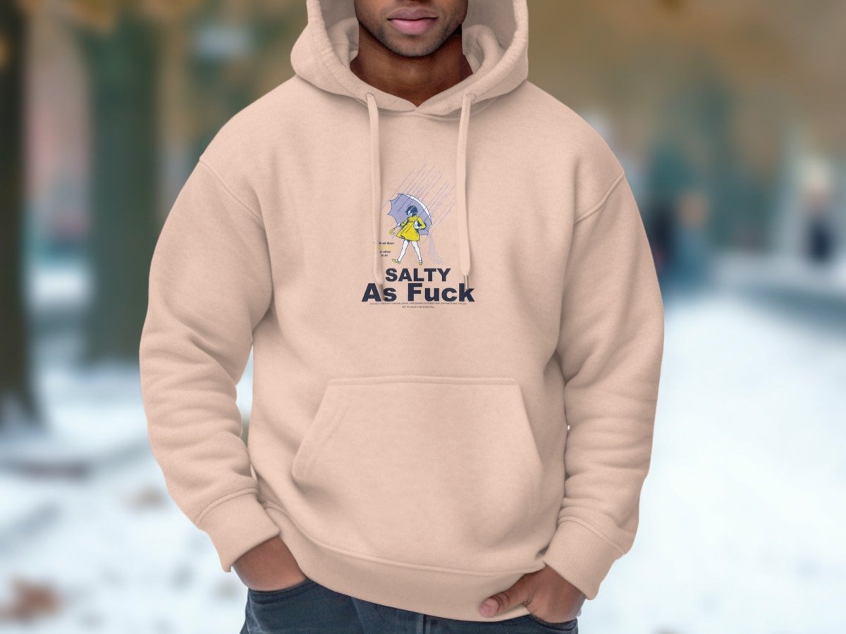 Salty As Fuck Hoodie | Morton Salt Girl Graphic | NSFW Edition | Anything AF - Anything AF