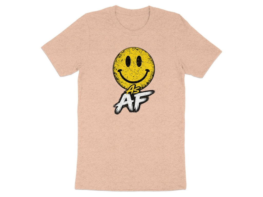 Smiley AF Edition Distressed Emoji T-Shirt - Anything AF