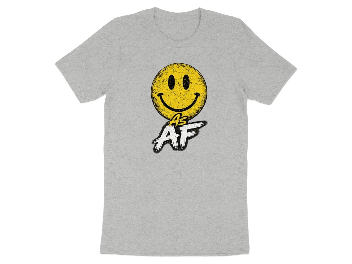 Smiley AF Edition Distressed Emoji T-Shirt - Anything AF