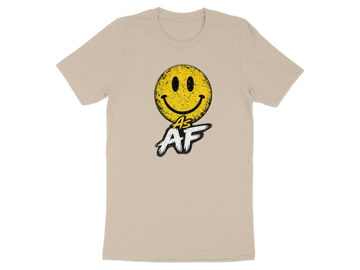 Smiley AF Edition Distressed Emoji T-Shirt - Anything AF