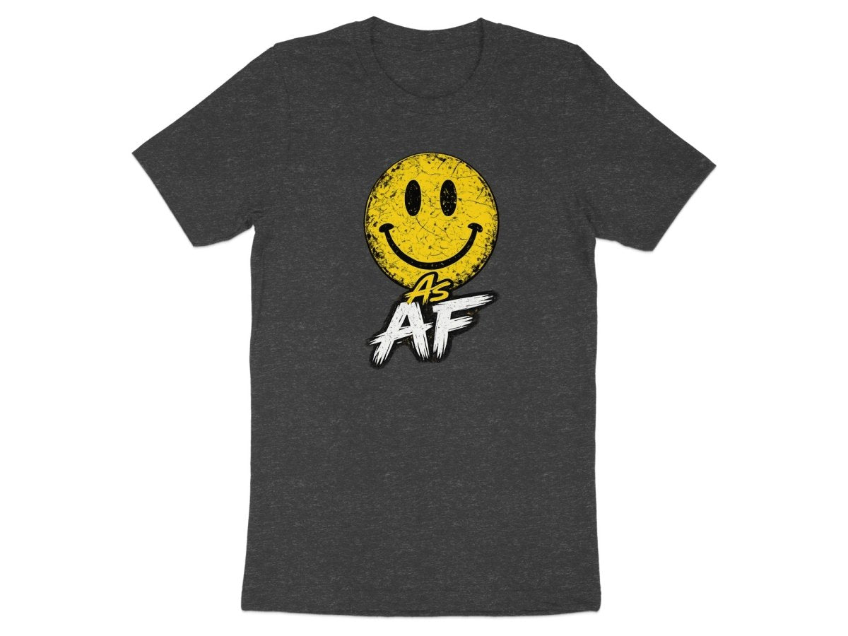 Smiley AF Edition Distressed Emoji T-Shirt - Anything AF
