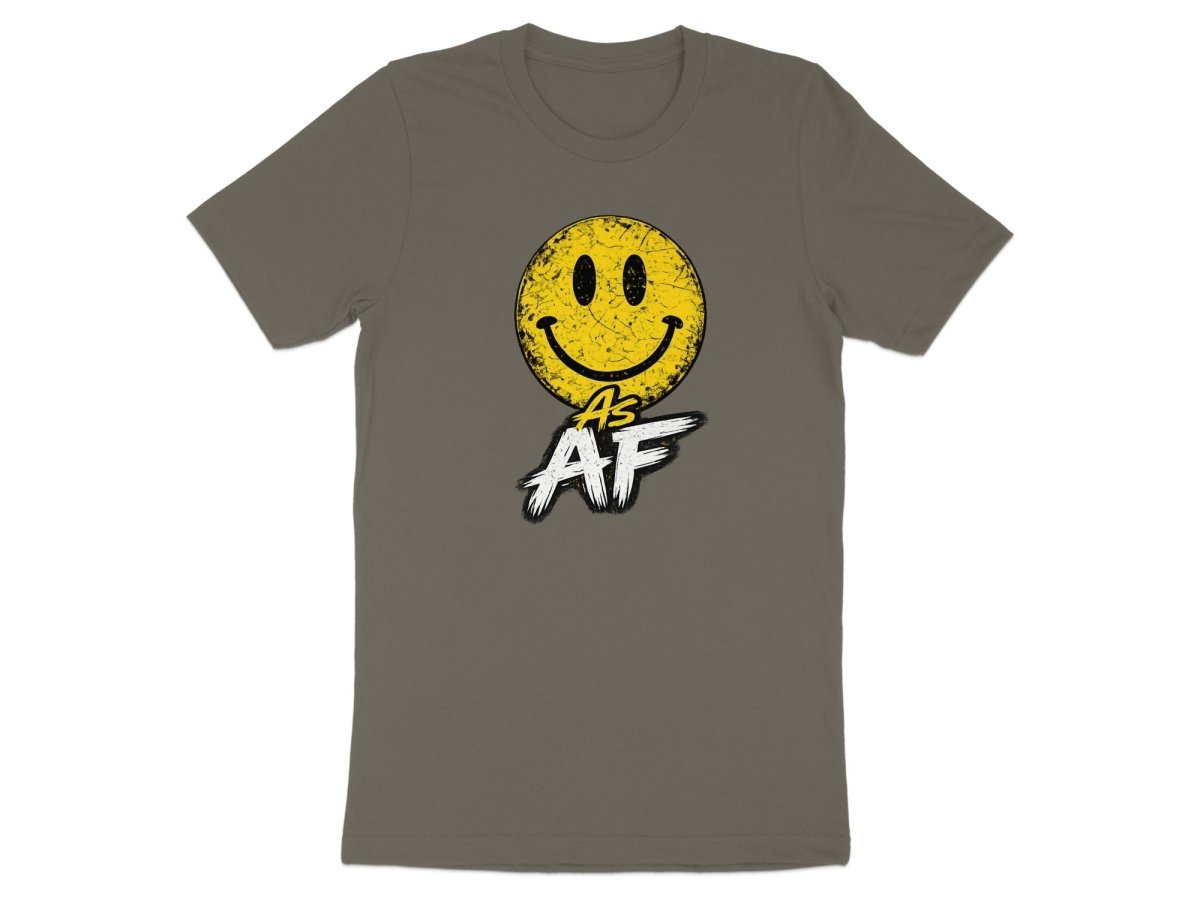 Smiley AF Edition Distressed Emoji T-Shirt - Anything AF