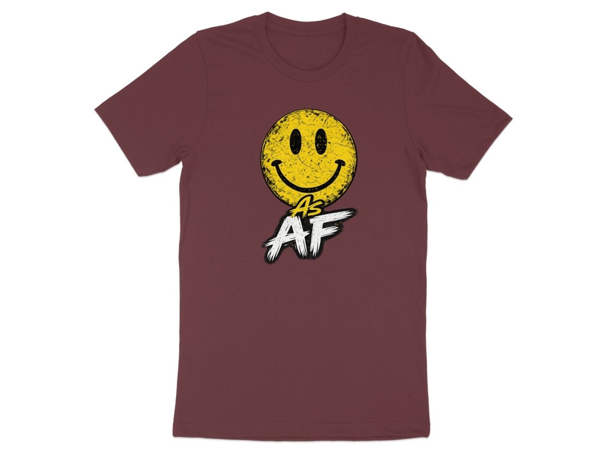 Smiley AF Edition Distressed Emoji T-Shirt - Anything AF