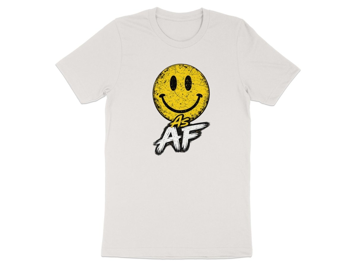 Smiley AF Edition Distressed Emoji T-Shirt - Anything AF