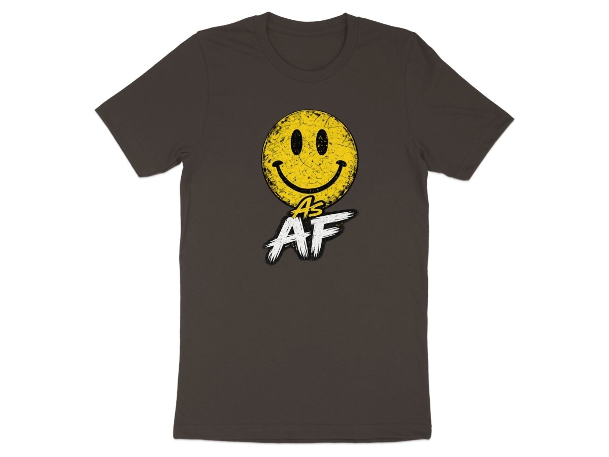 Smiley AF Edition Distressed Emoji T-Shirt - Anything AF