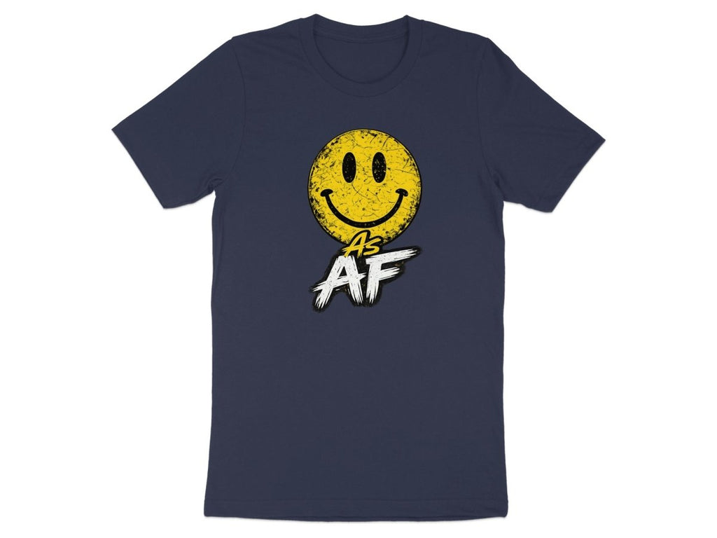 Smiley AF Edition Distressed Emoji T-Shirt - Anything AF