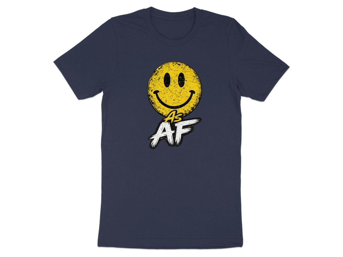 Smiley AF Edition Distressed Emoji T-Shirt - Anything AF