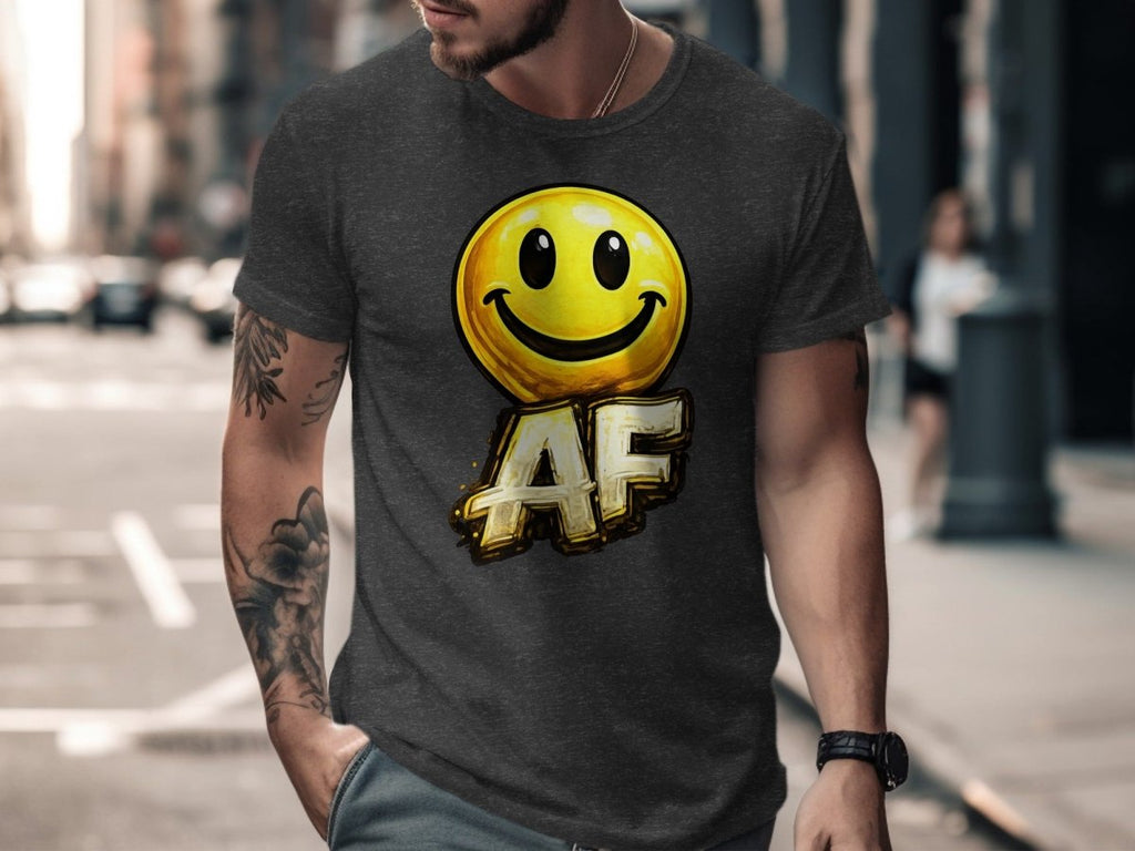 Smiley AF edition emoji Expression T-Shirt - Anything AF
