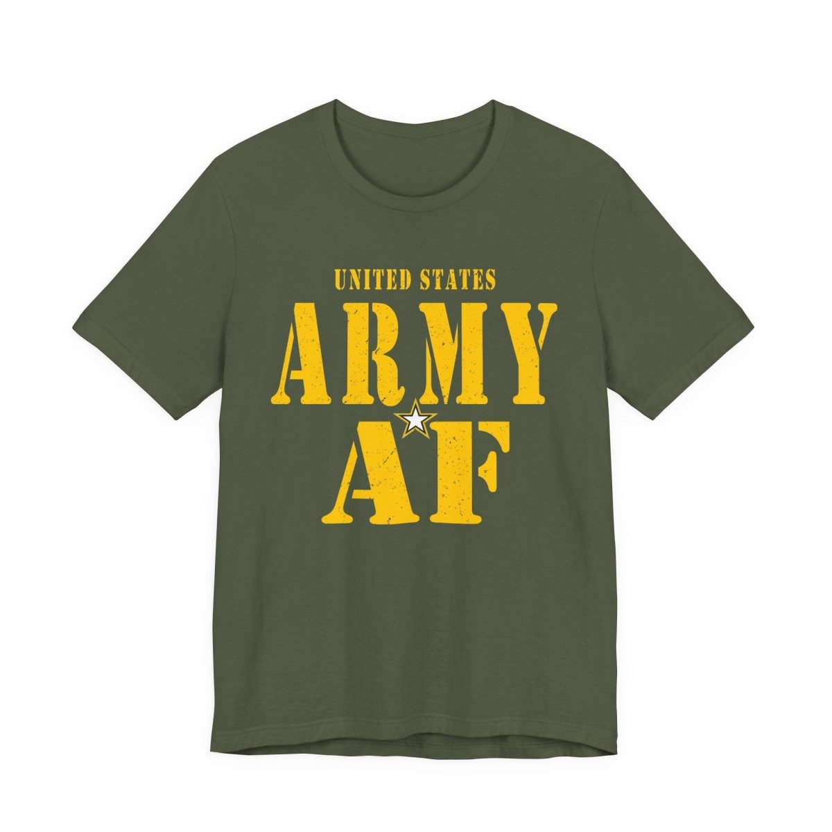 United States Army AF Shirt | Army AF Military T-Shirt | U.S. Army Pride Tee for Soldiers & Veterans - Anything AF