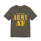 United States Army AF Shirt | Army AF Military T-Shirt | U.S. Army Pride Tee for Soldiers & Veterans - Anything AF