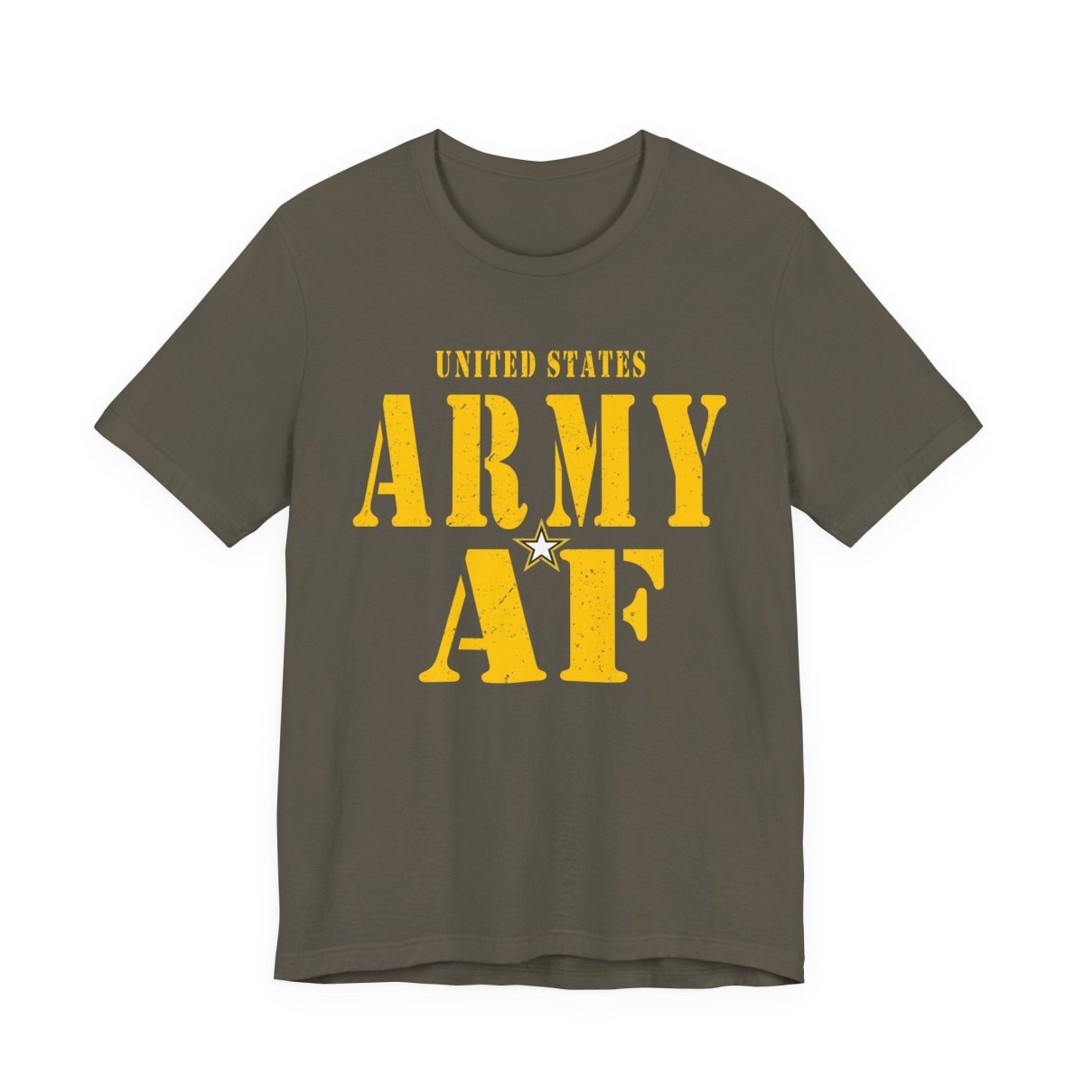 United States Army AF Shirt | Army AF Military T-Shirt | U.S. Army Pride Tee for Soldiers & Veterans - Anything AF