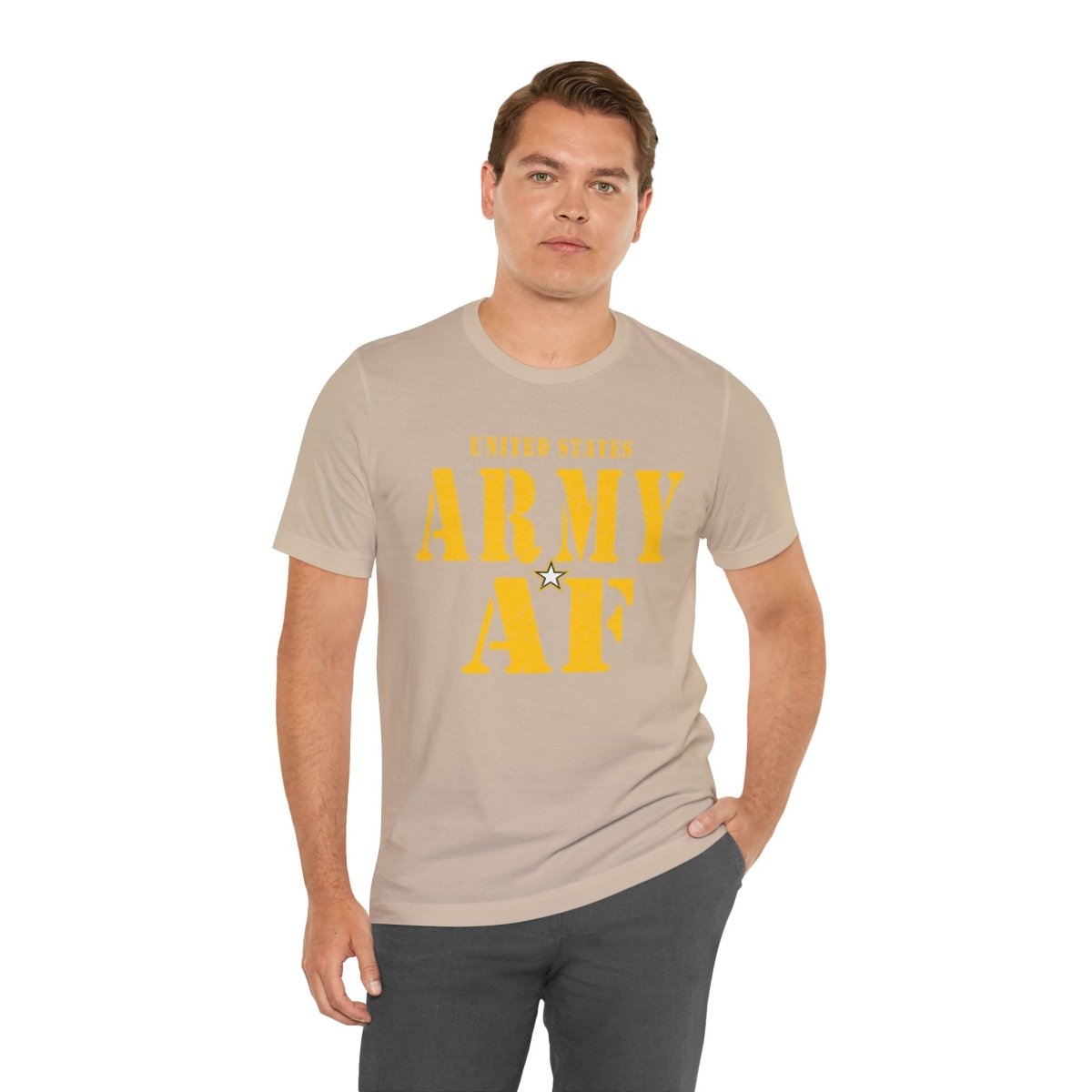 United States Army AF Shirt | Army AF Military T-Shirt | U.S. Army Pride Tee for Soldiers & Veterans - Anything AF