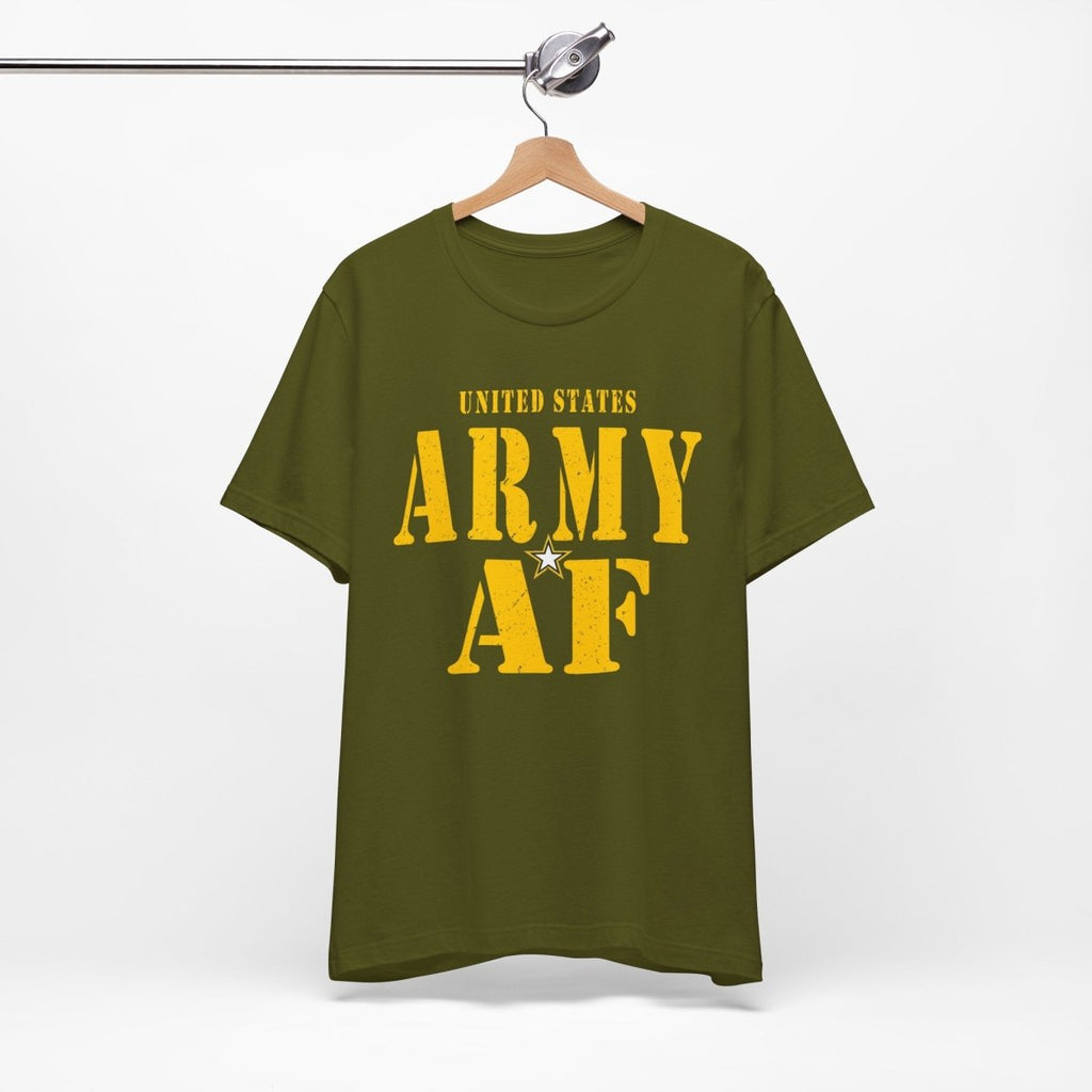 United States Army AF Shirt | Army AF Military T-Shirt | U.S. Army Pride Tee for Soldiers & Veterans - Anything AF
