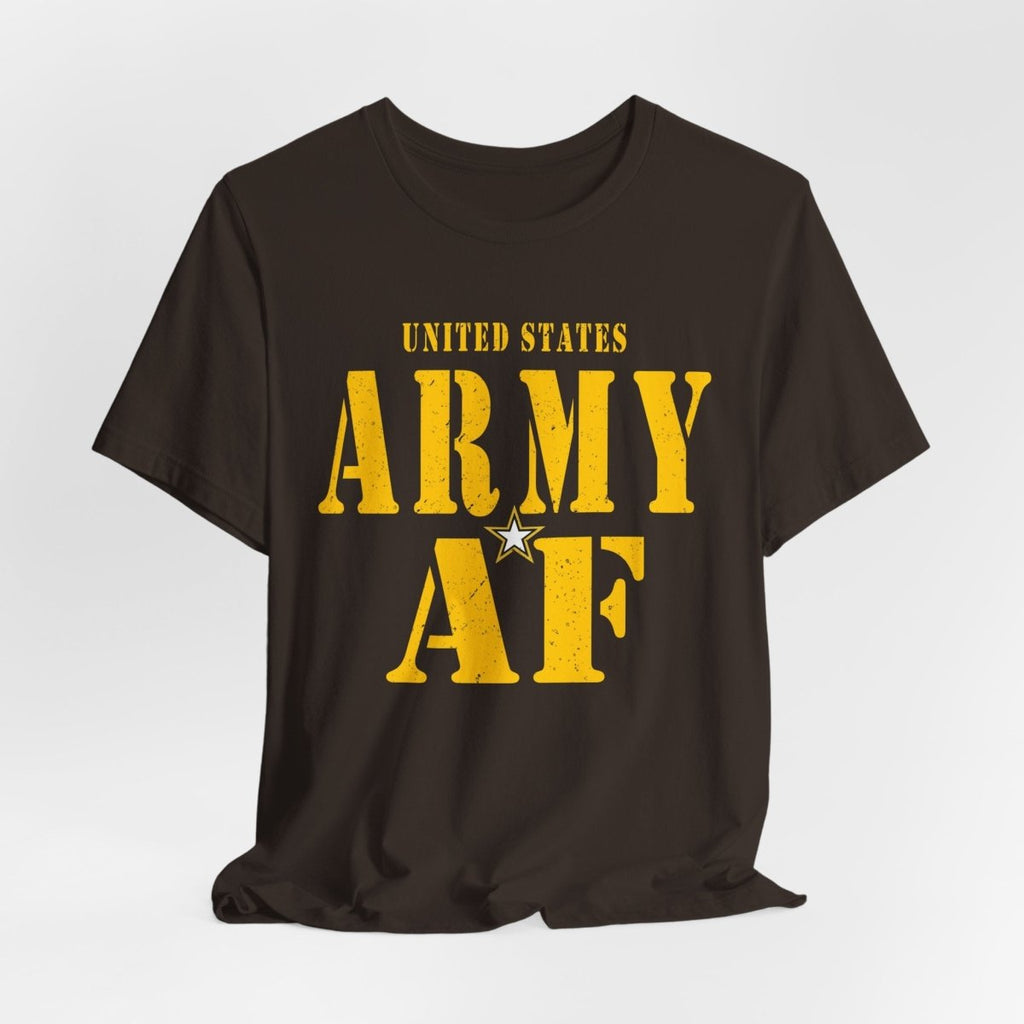 United States Army AF Shirt | Army AF Military T-Shirt | U.S. Army Pride Tee for Soldiers & Veterans - Anything AF