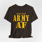 United States Army AF Shirt | Army AF Military T-Shirt | U.S. Army Pride Tee for Soldiers & Veterans - Anything AF