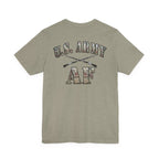 U.S. Army AF Shirt | OCP Camo Front & Back Print Army As Fuck Military T-Shirt with Crossed Rifles - Anything AF