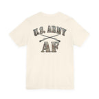 U.S. Army AF Shirt | OCP Camo Front & Back Print Army As Fuck Military T-Shirt with Crossed Rifles - Anything AF