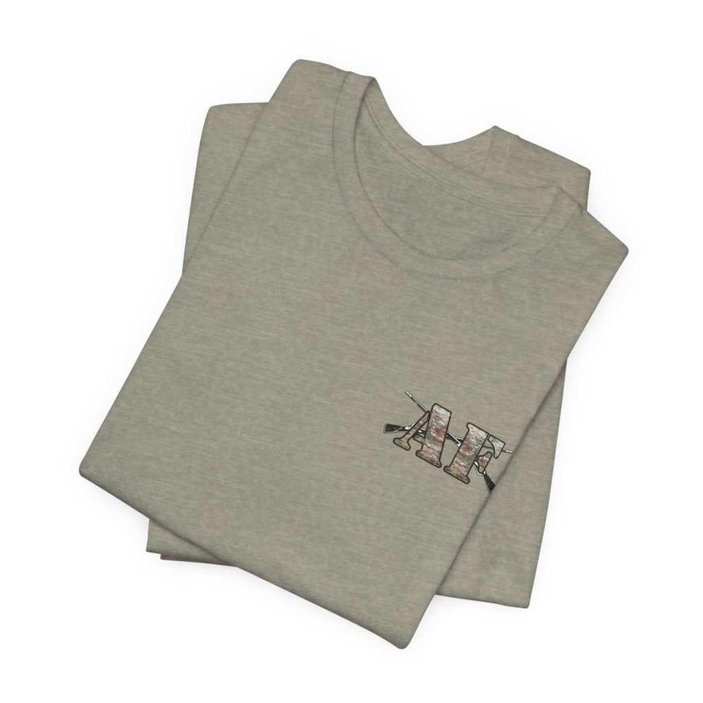 U.S. Army AF Shirt | OCP Camo Front & Back Print Army As Fuck Military T-Shirt with Crossed Rifles - Anything AF