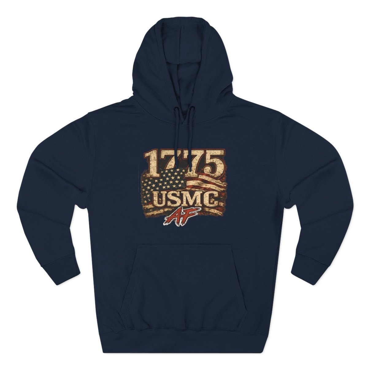 USMC 1775 Marine Corps AF Heritage Hoodie | Military Graphic Sweatshirt | Anything AF - Anything AF