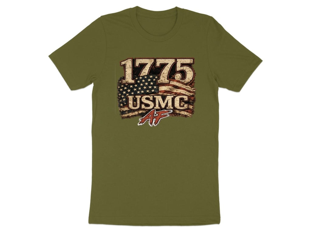 USMC 1775 Marine Corps AF Heritage T-Shirt | Military Graphic Tee | Anything AF - Anything AF