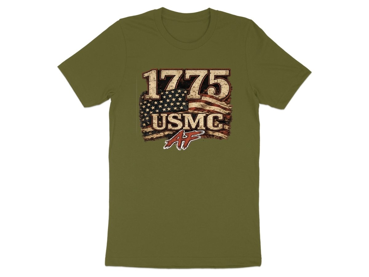 USMC 1775 Marine Corps AF Heritage T-Shirt | Military Graphic Tee | Anything AF - Anything AF