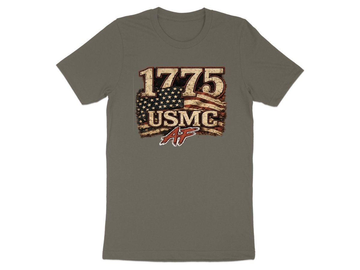 USMC 1775 Marine Corps AF Heritage T-Shirt | Military Graphic Tee | Anything AF - Anything AF
