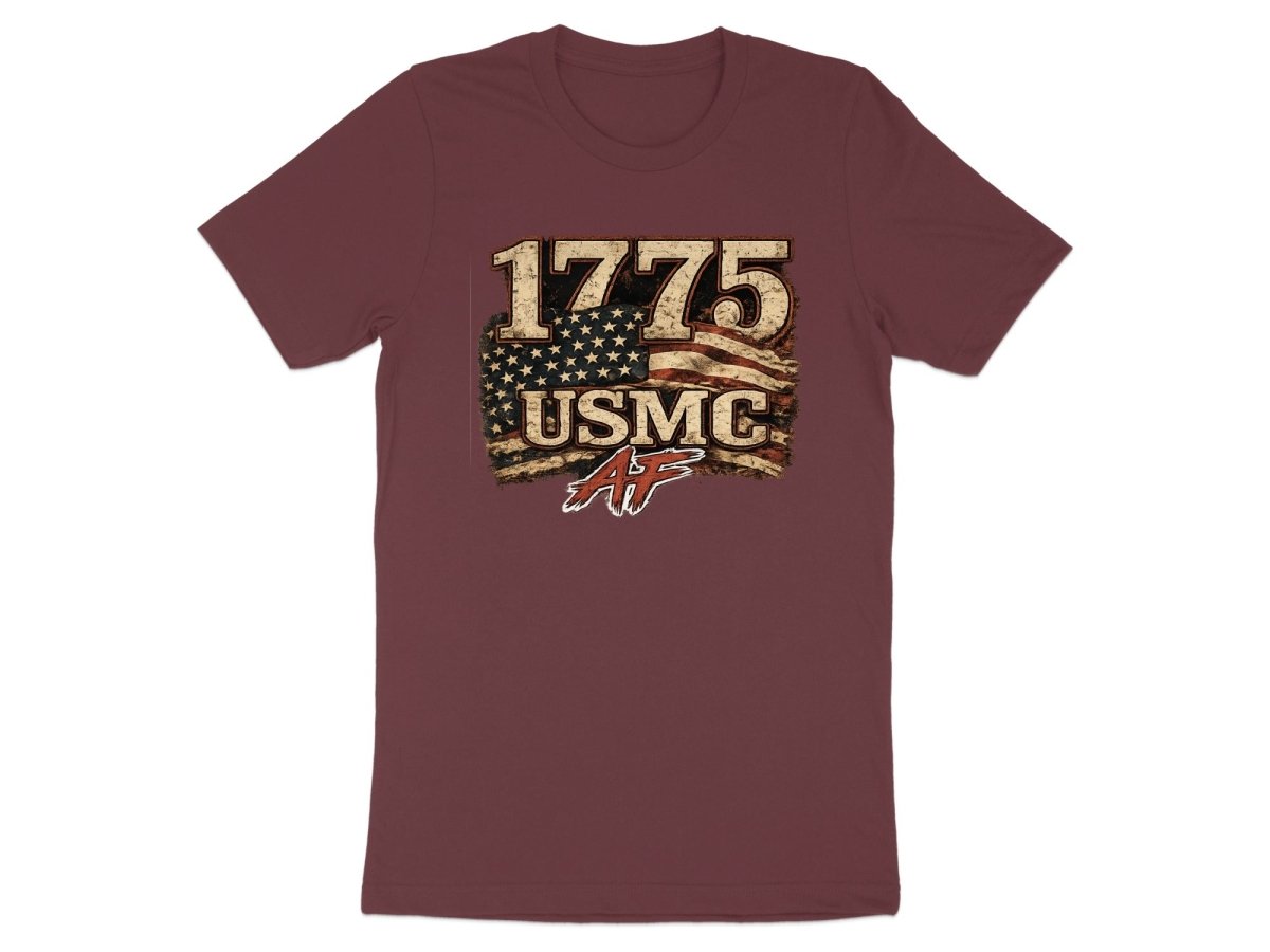 USMC 1775 Marine Corps AF Heritage T-Shirt | Military Graphic Tee | Anything AF - Anything AF