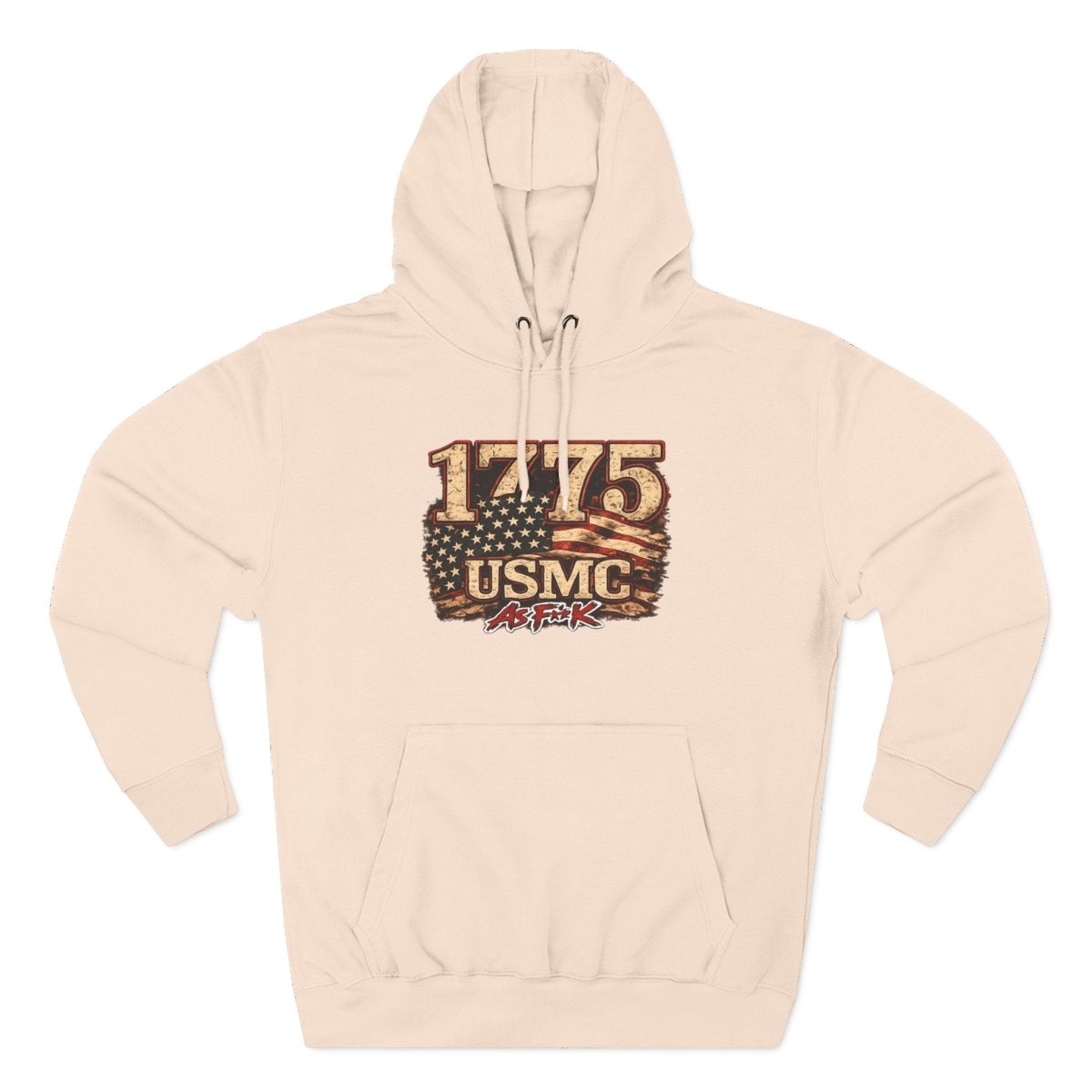 USMC 1775 Marine Corps As F**K Heritage Hoodie | Slightly Salty Military Sweatshirt | Anything AF - Anything AF