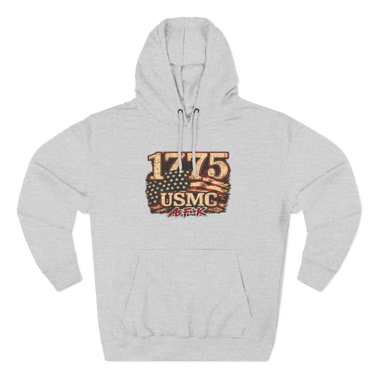 USMC 1775 Marine Corps As F**K Heritage Hoodie | Slightly Salty Military Sweatshirt | Anything AF - Anything AF