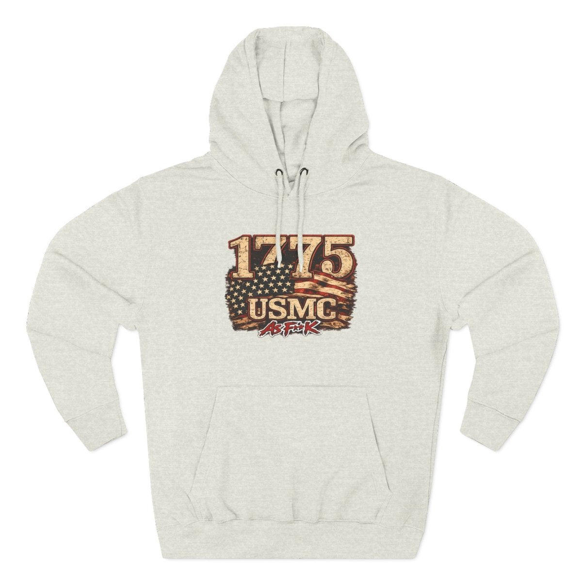 USMC 1775 Marine Corps As F**K Heritage Hoodie | Slightly Salty Military Sweatshirt | Anything AF - Anything AF