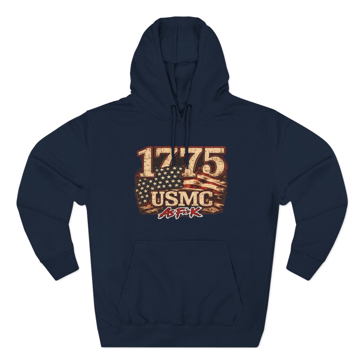 USMC 1775 Marine Corps As F**K Heritage Hoodie | Slightly Salty Military Sweatshirt | Anything AF - Anything AF
