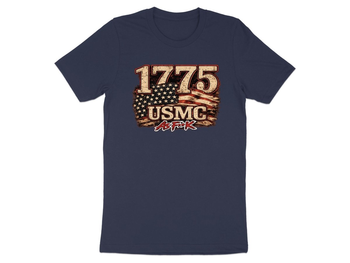 USMC 1775 Marine Corps As F**K Heritage T-Shirt | Slightly Salty Military Tee | Anything AF - Anything AF
