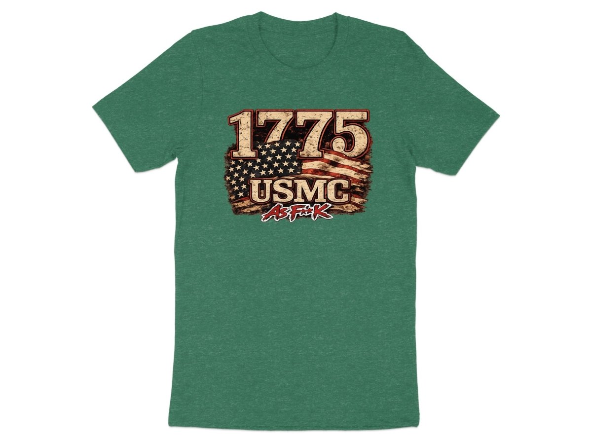 USMC 1775 Marine Corps As F**K Heritage T-Shirt | Slightly Salty Military Tee | Anything AF - Anything AF