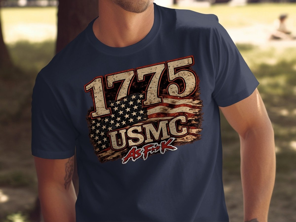 USMC 1775 Marine Corps As F**K Heritage T-Shirt | Slightly Salty Military Tee | Anything AF - Anything AF