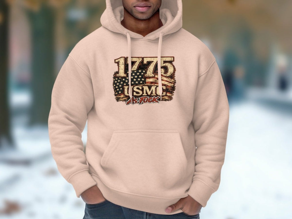 USMC 1775 Marine Corps As Fuck Heritage Hoodie | NSFW Military Sweatshirt | Anything AF - Anything AF
