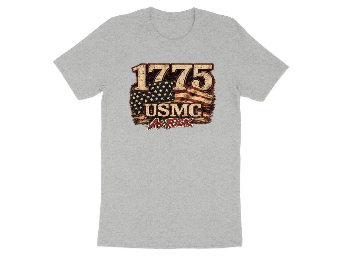USMC 1775 Marine Corps As Fuck Heritage T-Shirt | NSFW Military Graphic Tee | Anything AF - Anything AF