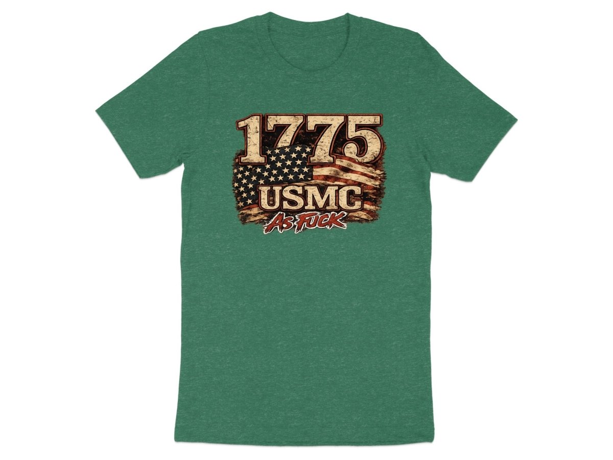 USMC 1775 Marine Corps As Fuck Heritage T-Shirt | NSFW Military Graphic Tee | Anything AF - Anything AF