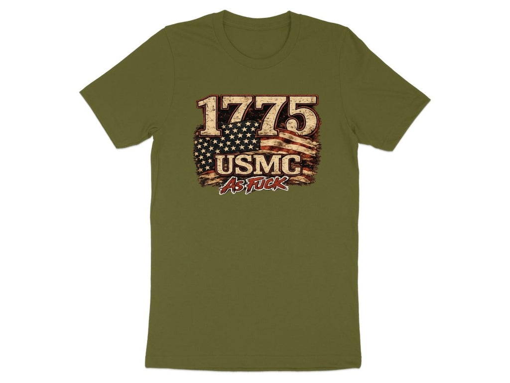 USMC 1775 Marine Corps As Fuck Heritage T-Shirt | NSFW Military Graphic Tee | Anything AF - Anything AF
