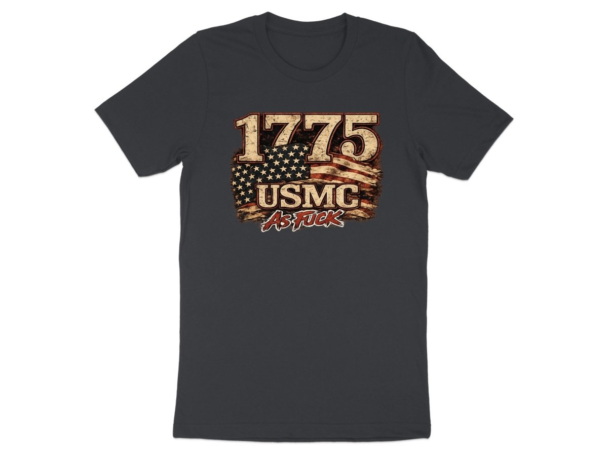 USMC 1775 Marine Corps As Fuck Heritage T-Shirt | NSFW Military Graphic Tee | Anything AF - Anything AF