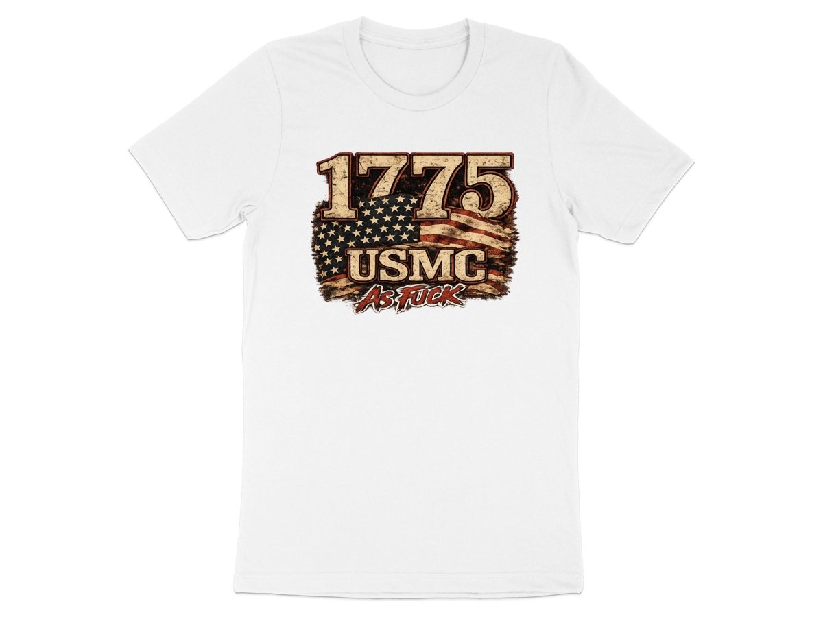USMC 1775 Marine Corps As Fuck Heritage T-Shirt | NSFW Military Graphic Tee | Anything AF - Anything AF