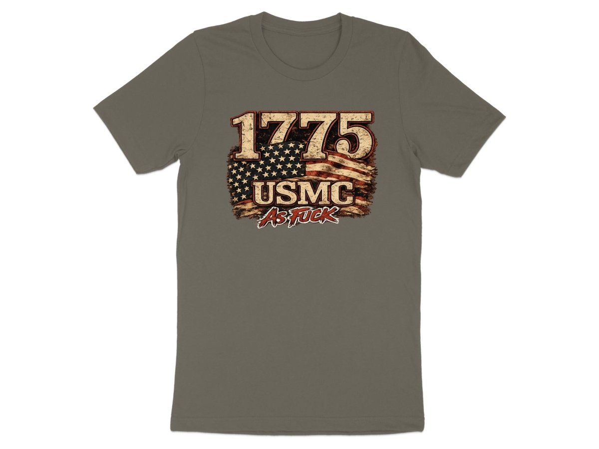 USMC 1775 Marine Corps As Fuck Heritage T-Shirt | NSFW Military Graphic Tee | Anything AF - Anything AF