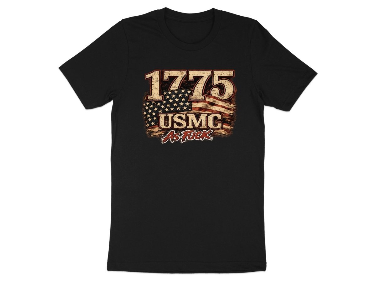 USMC 1775 Marine Corps As Fuck Heritage T-Shirt | NSFW Military Graphic Tee | Anything AF - Anything AF