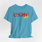 USMC Marine Corps AF T-Shirt | Military Graphic Tee | Bella + Canvas 3001 | Anything AF - Anything AF