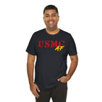 USMC Marine Corps AF T-Shirt | Military Graphic Tee | Bella + Canvas 3001 | Anything AF - Anything AF
