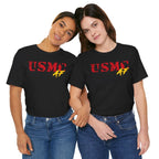 USMC Marine Corps AF T-Shirt | Military Graphic Tee | Bella + Canvas 3001 | Anything AF - Anything AF